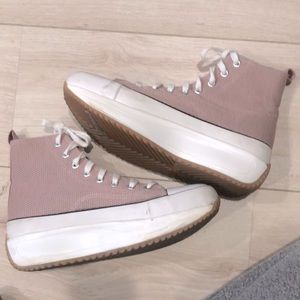 Madden Girl platform converse-style mauve sneakers